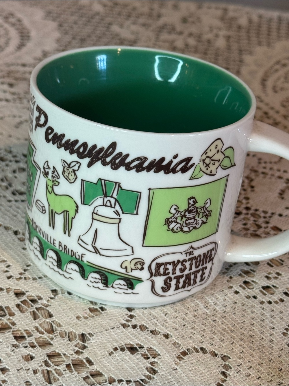 Starbucks White Souvenir Mug - Been There Series